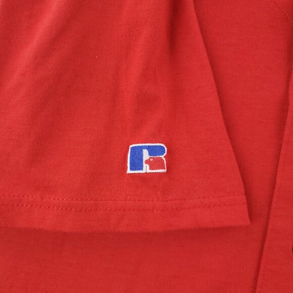 Cincinnati Reds Vintage Baseball Jersey Russell Athletic NuBlend USA Large - Picture 6 of 14